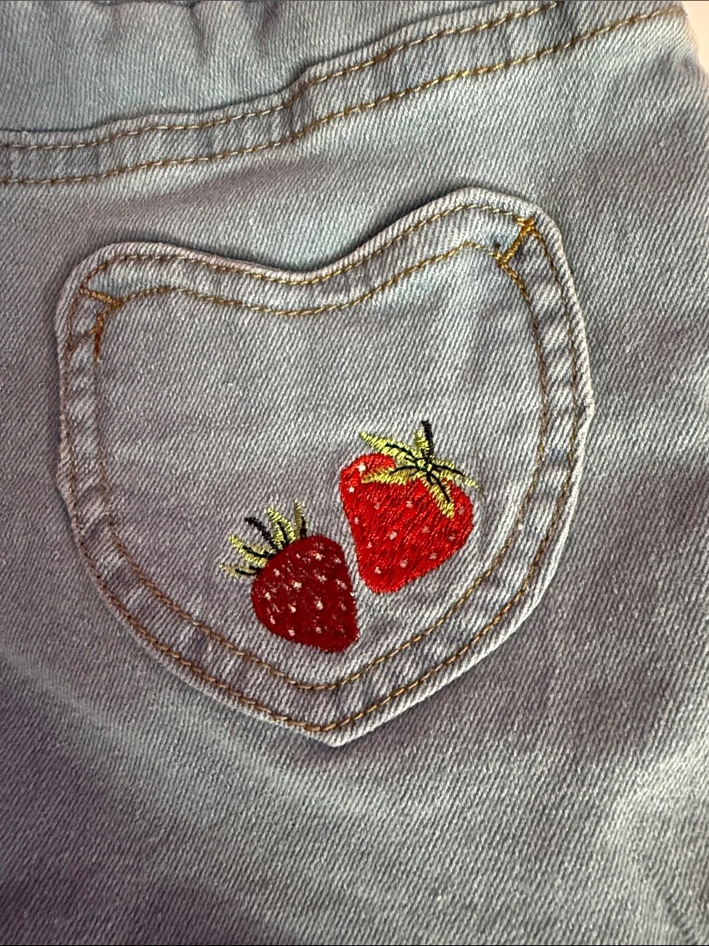 Sweet Storm Pink Strawberry Peplum Tee
